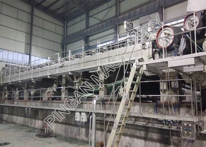 Big Jumbo Roll Kraft Paper Making Machine Fluting Craft Paper Mill Machinery