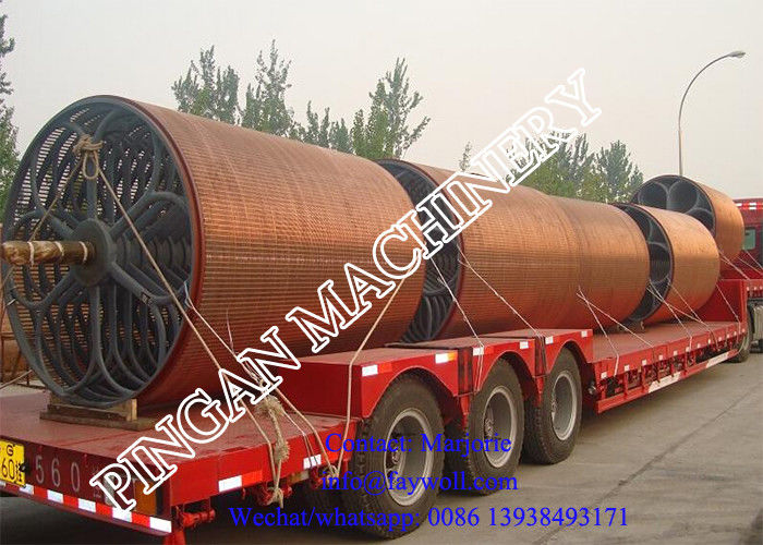 Width 2500mm 304SS Cylinder Mould Paper Machine Parts