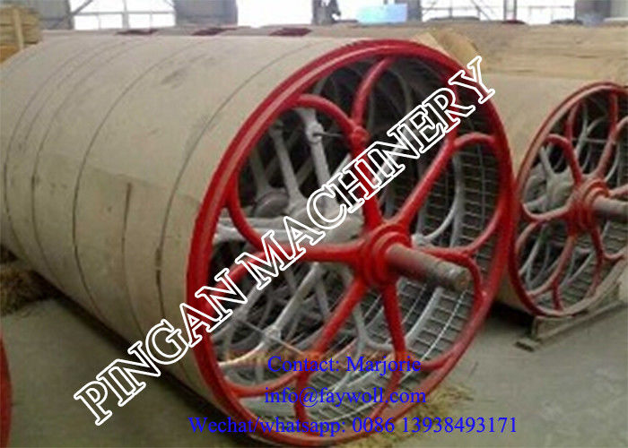 Width 2500mm 304SS Cylinder Mould Paper Machine Parts