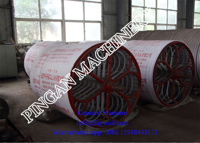 Width 2500mm 304SS Cylinder Mould Paper Machine Parts