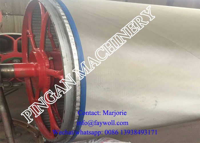 Width 2500mm 304SS Cylinder Mould Paper Machine Parts